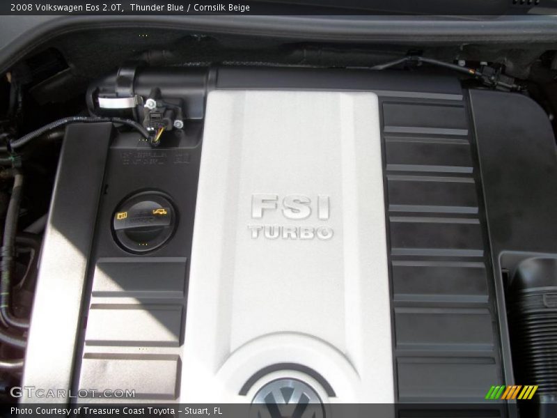 Thunder Blue / Cornsilk Beige 2008 Volkswagen Eos 2.0T