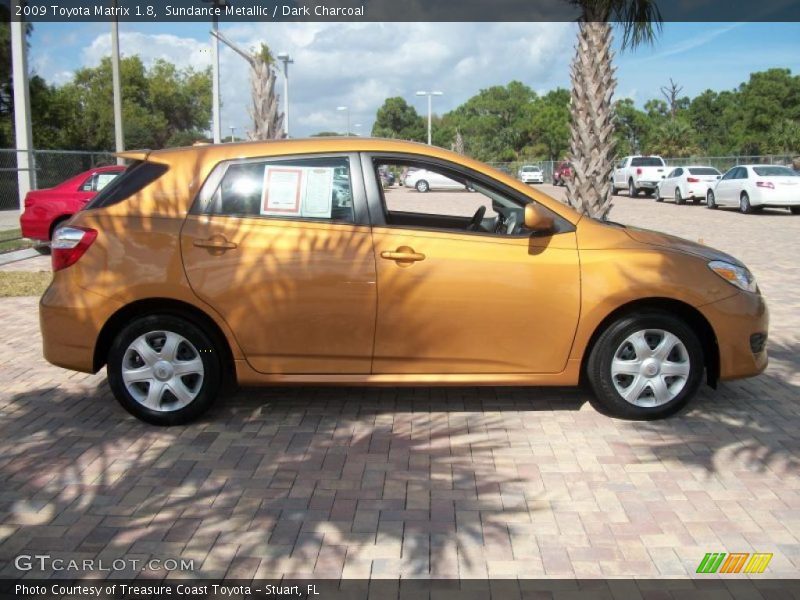 Sundance Metallic / Dark Charcoal 2009 Toyota Matrix 1.8
