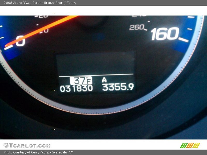 Carbon Bronze Pearl / Ebony 2008 Acura RDX