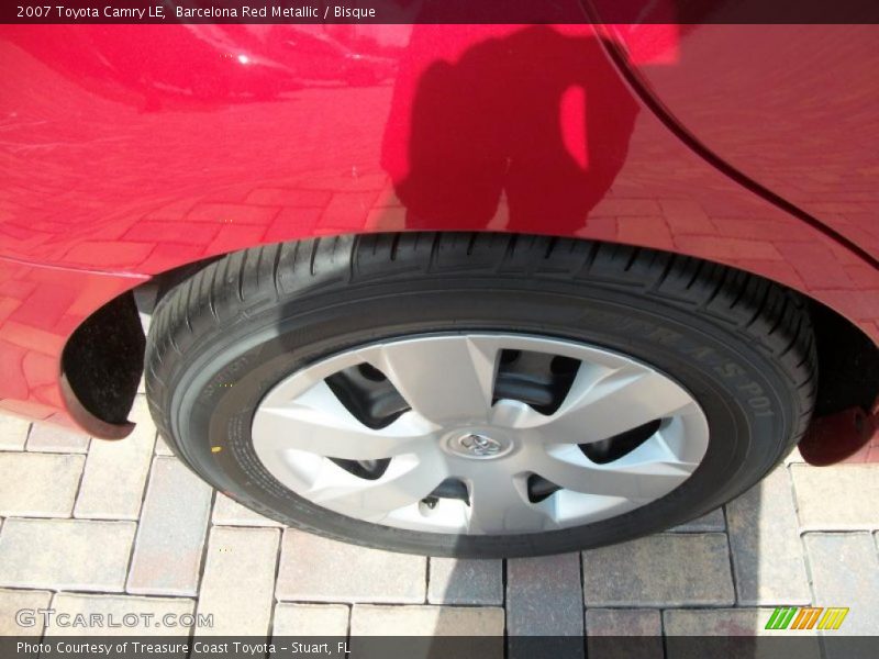 Barcelona Red Metallic / Bisque 2007 Toyota Camry LE