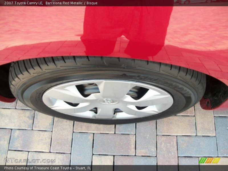 Barcelona Red Metallic / Bisque 2007 Toyota Camry LE