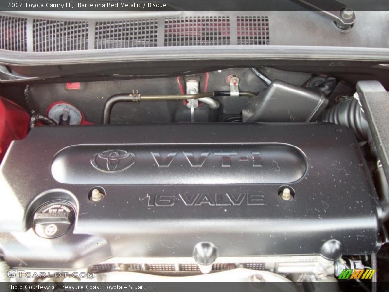 Barcelona Red Metallic / Bisque 2007 Toyota Camry LE
