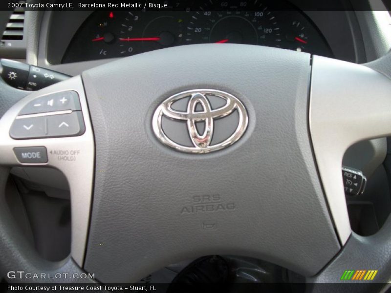 Barcelona Red Metallic / Bisque 2007 Toyota Camry LE