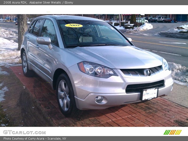 Alabaster Silver Metallic / Ebony 2008 Acura RDX