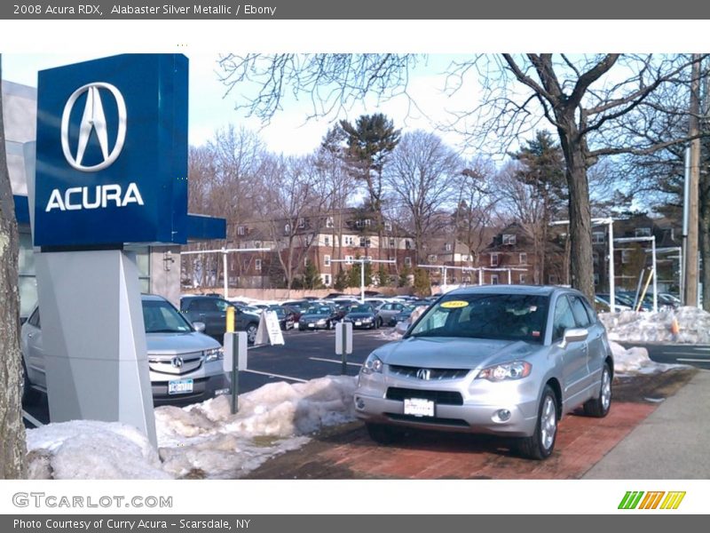 Alabaster Silver Metallic / Ebony 2008 Acura RDX