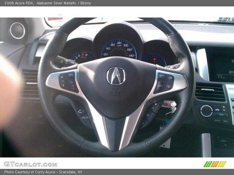 Alabaster Silver Metallic / Ebony 2008 Acura RDX