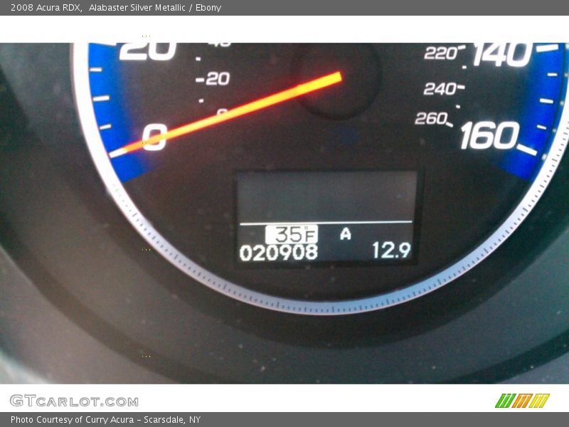 Alabaster Silver Metallic / Ebony 2008 Acura RDX