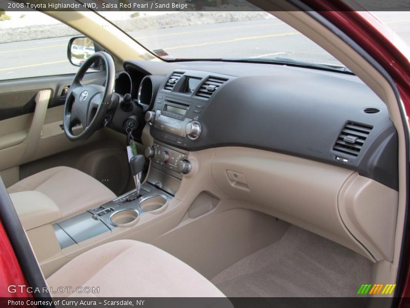 Salsa Red Pearl / Sand Beige 2008 Toyota Highlander 4WD