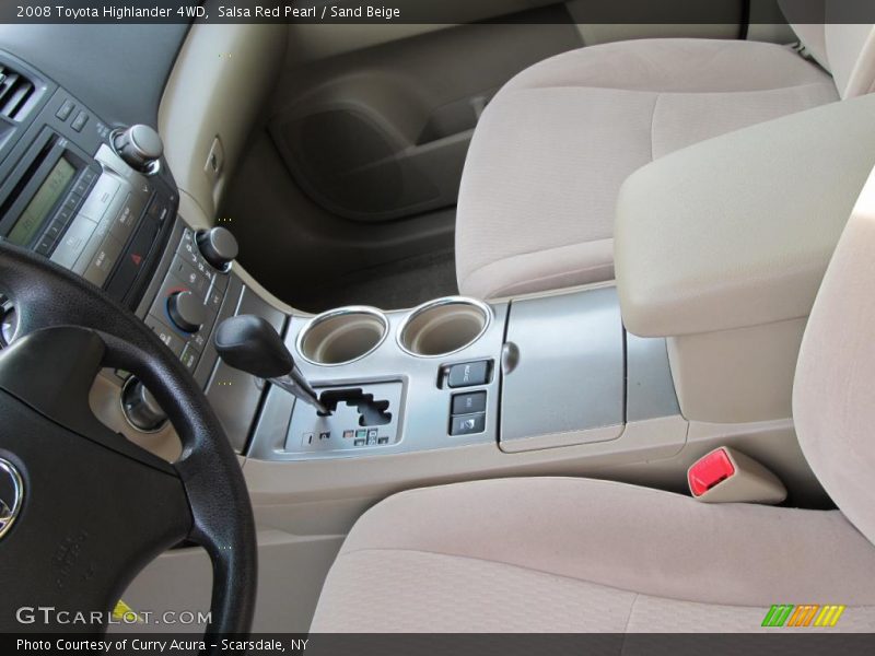 Salsa Red Pearl / Sand Beige 2008 Toyota Highlander 4WD