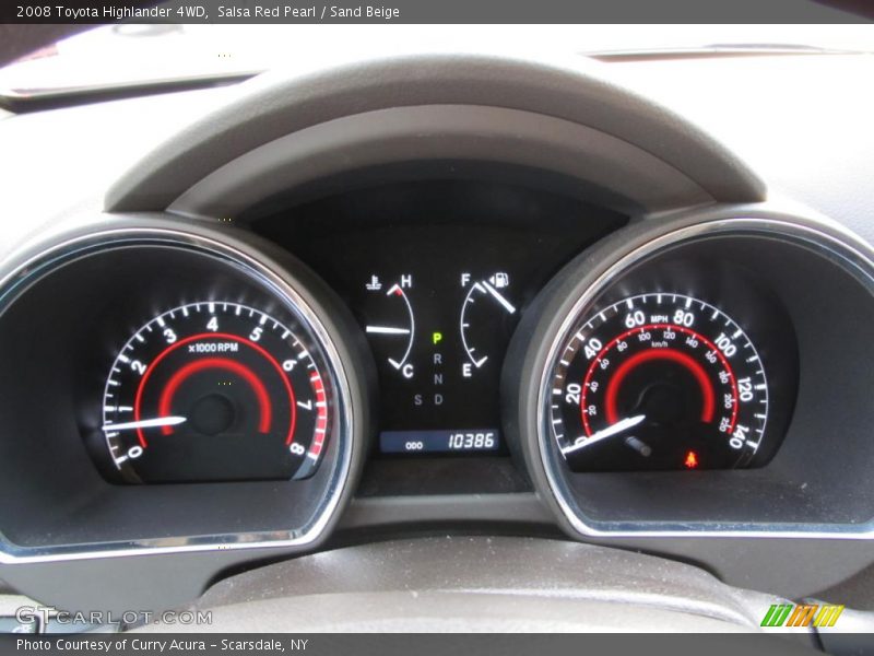 Salsa Red Pearl / Sand Beige 2008 Toyota Highlander 4WD