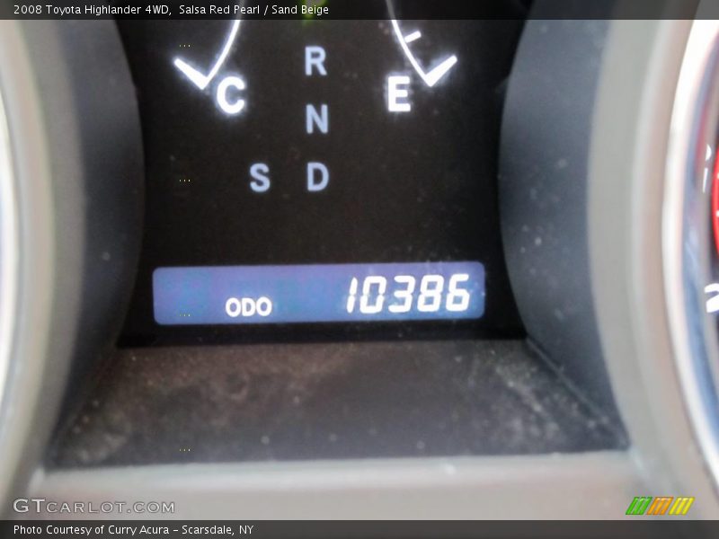 Salsa Red Pearl / Sand Beige 2008 Toyota Highlander 4WD