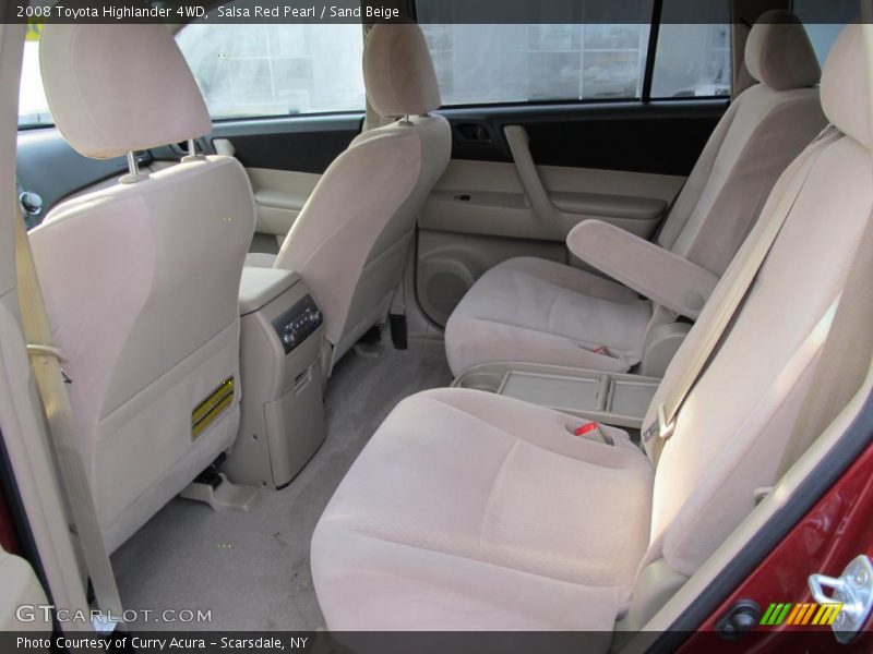 Salsa Red Pearl / Sand Beige 2008 Toyota Highlander 4WD