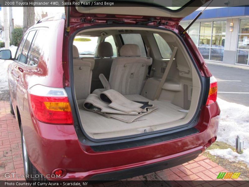 Salsa Red Pearl / Sand Beige 2008 Toyota Highlander 4WD
