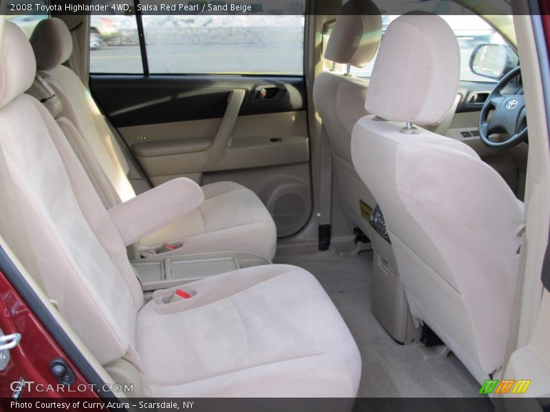 Salsa Red Pearl / Sand Beige 2008 Toyota Highlander 4WD