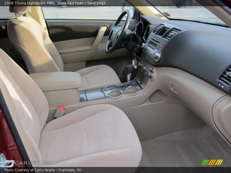 Salsa Red Pearl / Sand Beige 2008 Toyota Highlander 4WD