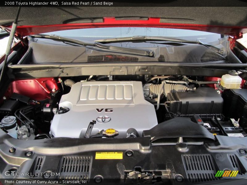 Salsa Red Pearl / Sand Beige 2008 Toyota Highlander 4WD
