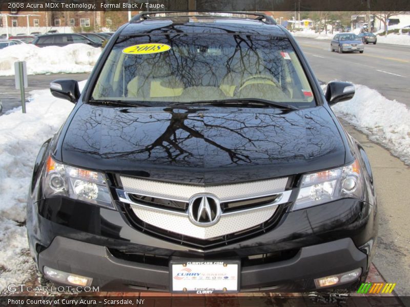 Formal Black / Taupe 2008 Acura MDX Technology