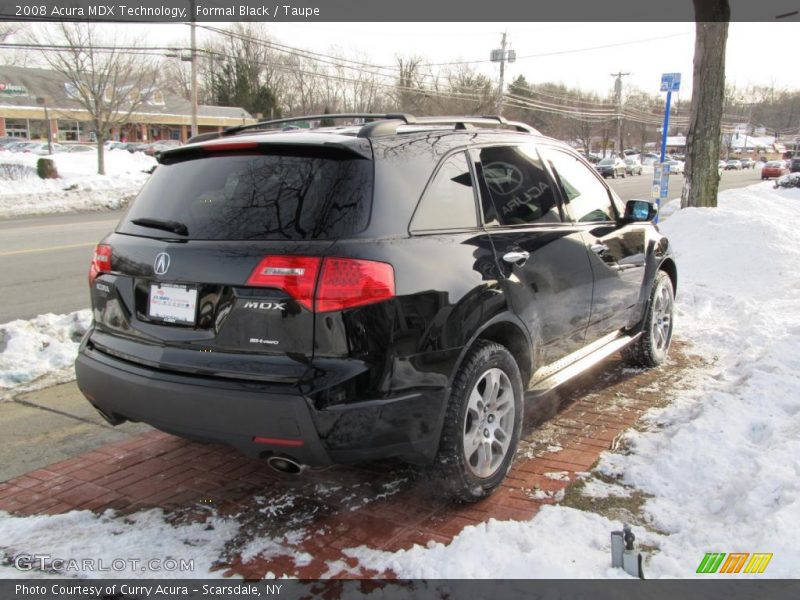 Formal Black / Taupe 2008 Acura MDX Technology