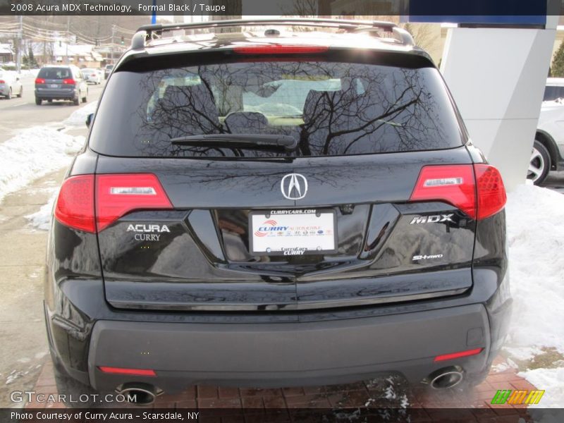 Formal Black / Taupe 2008 Acura MDX Technology