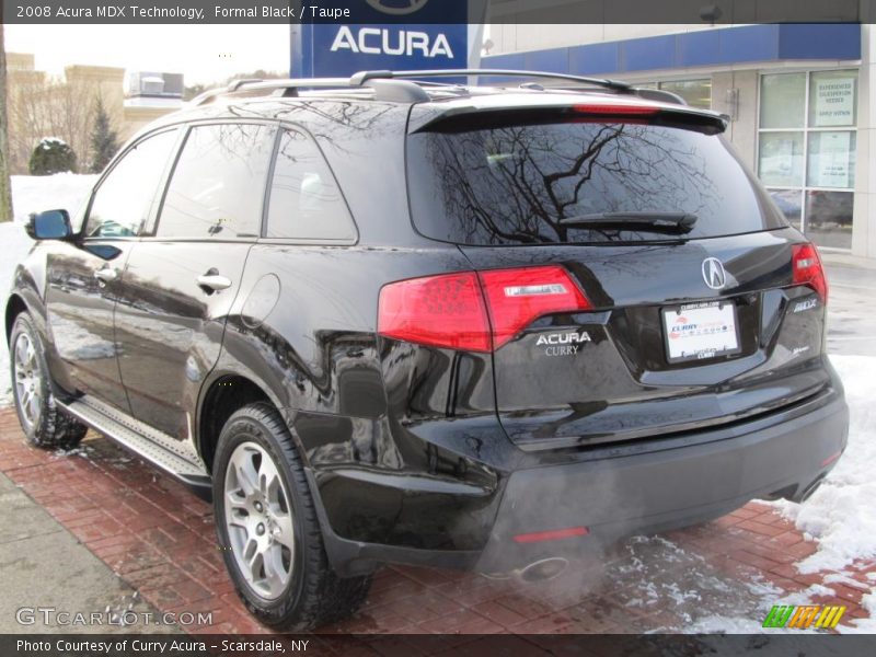 Formal Black / Taupe 2008 Acura MDX Technology