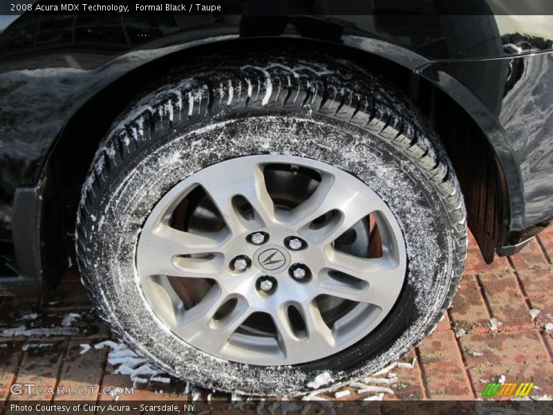 Formal Black / Taupe 2008 Acura MDX Technology