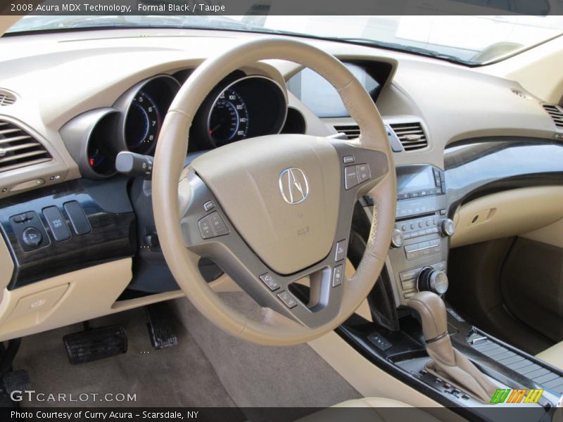 Formal Black / Taupe 2008 Acura MDX Technology