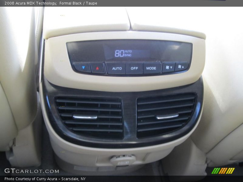 Formal Black / Taupe 2008 Acura MDX Technology