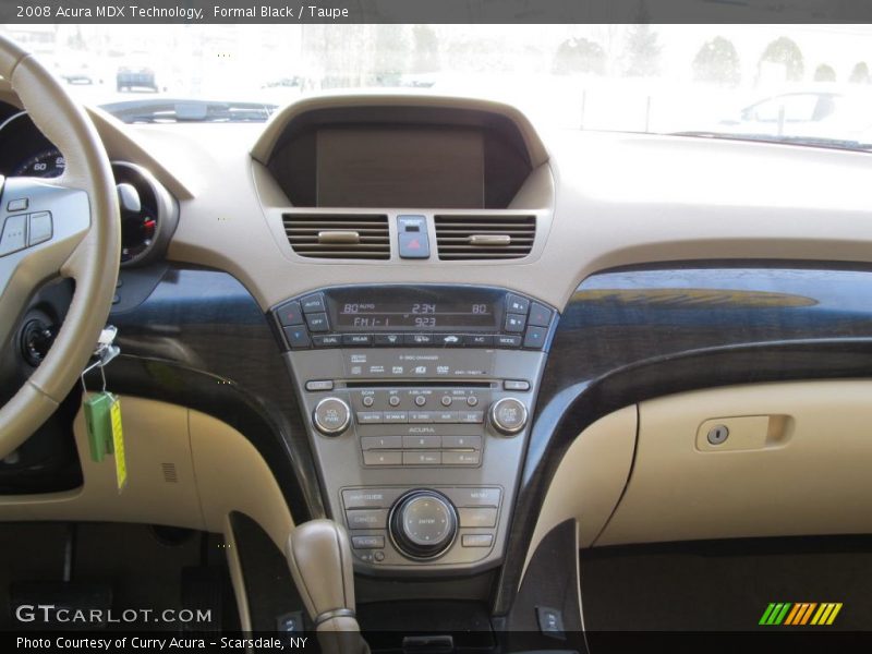 Formal Black / Taupe 2008 Acura MDX Technology