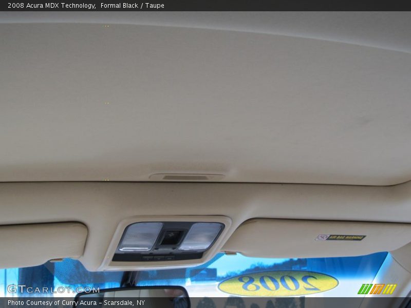 Formal Black / Taupe 2008 Acura MDX Technology