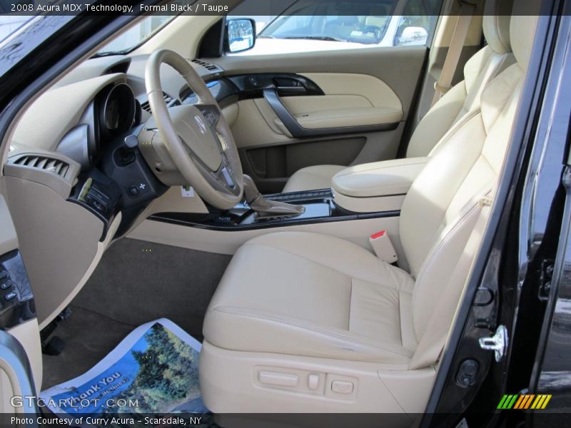 Formal Black / Taupe 2008 Acura MDX Technology