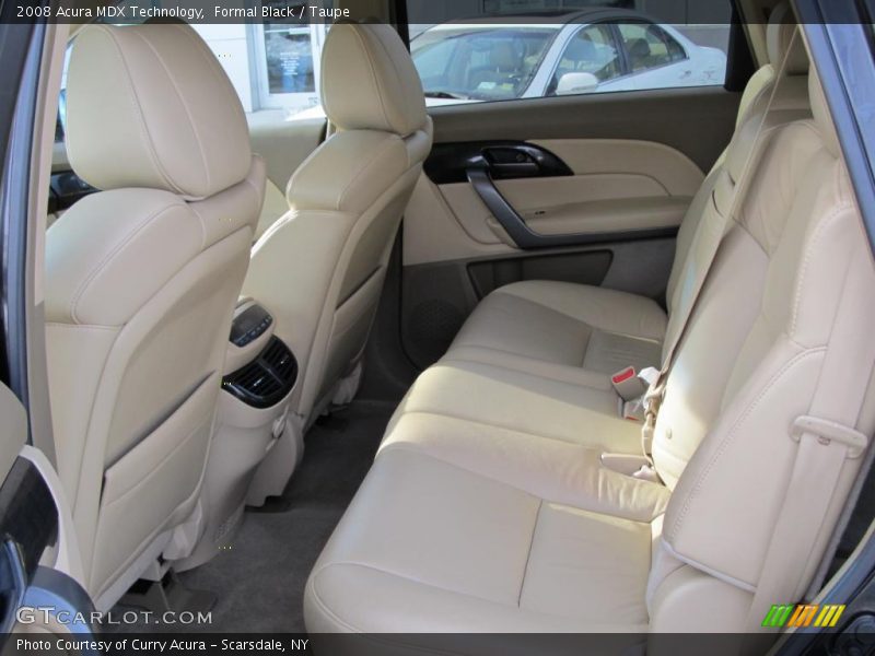 Formal Black / Taupe 2008 Acura MDX Technology