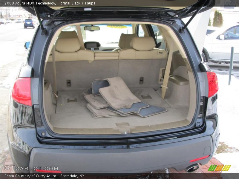 Formal Black / Taupe 2008 Acura MDX Technology