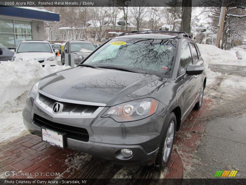 Polished Metal Metallic / Ebony 2008 Acura RDX