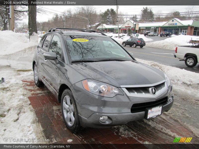 Polished Metal Metallic / Ebony 2008 Acura RDX