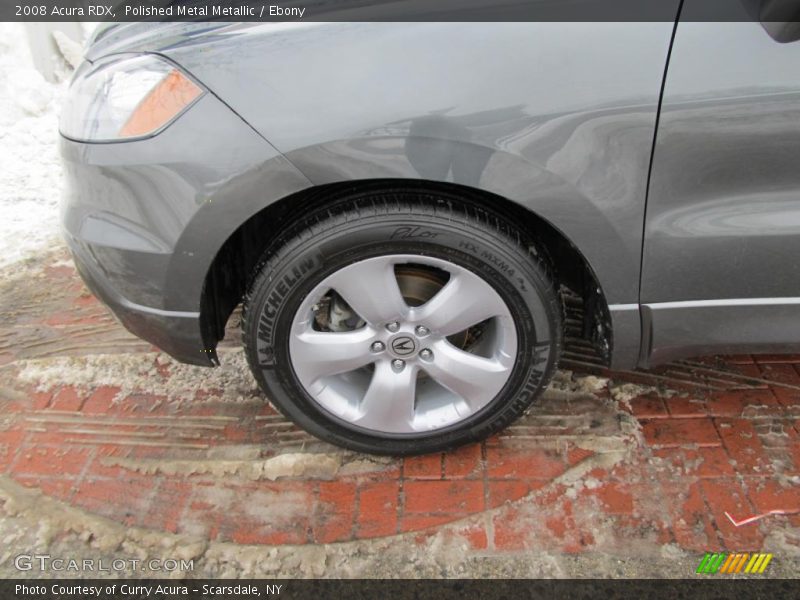Polished Metal Metallic / Ebony 2008 Acura RDX
