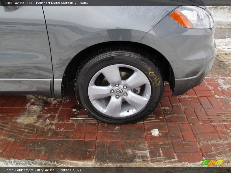 Polished Metal Metallic / Ebony 2008 Acura RDX