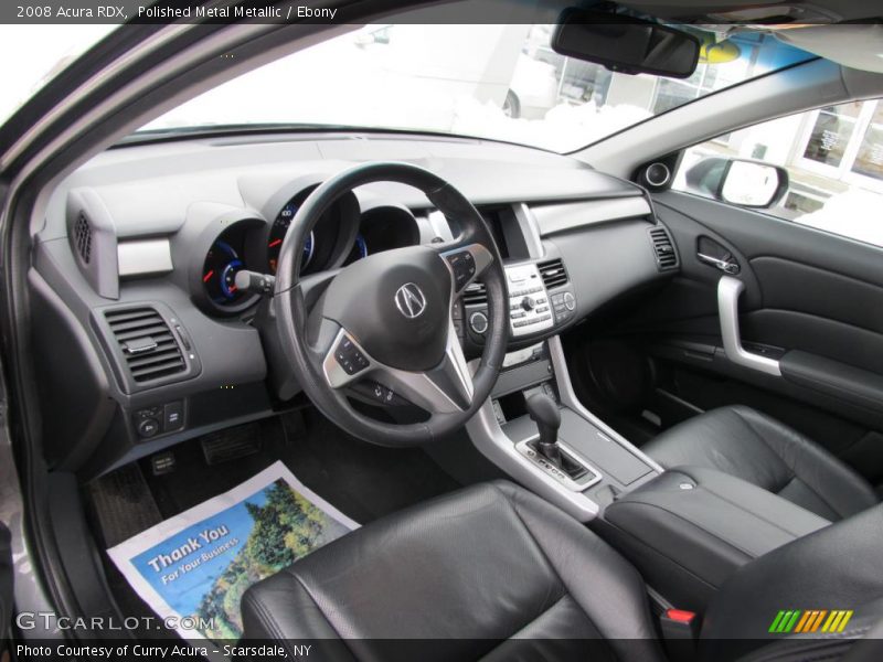Polished Metal Metallic / Ebony 2008 Acura RDX