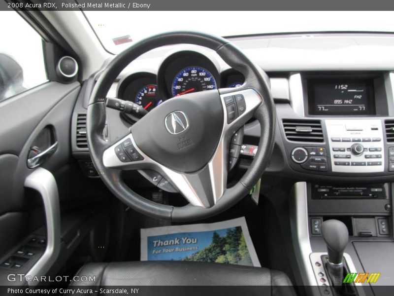 Polished Metal Metallic / Ebony 2008 Acura RDX