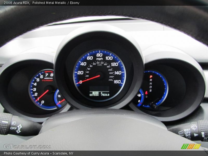 Polished Metal Metallic / Ebony 2008 Acura RDX