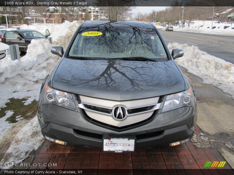 Sterling Gray Metallic / Taupe 2008 Acura MDX