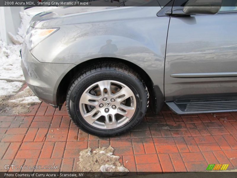 Sterling Gray Metallic / Taupe 2008 Acura MDX