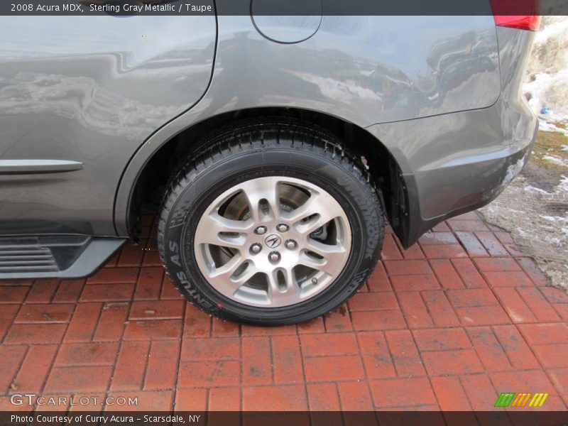 Sterling Gray Metallic / Taupe 2008 Acura MDX