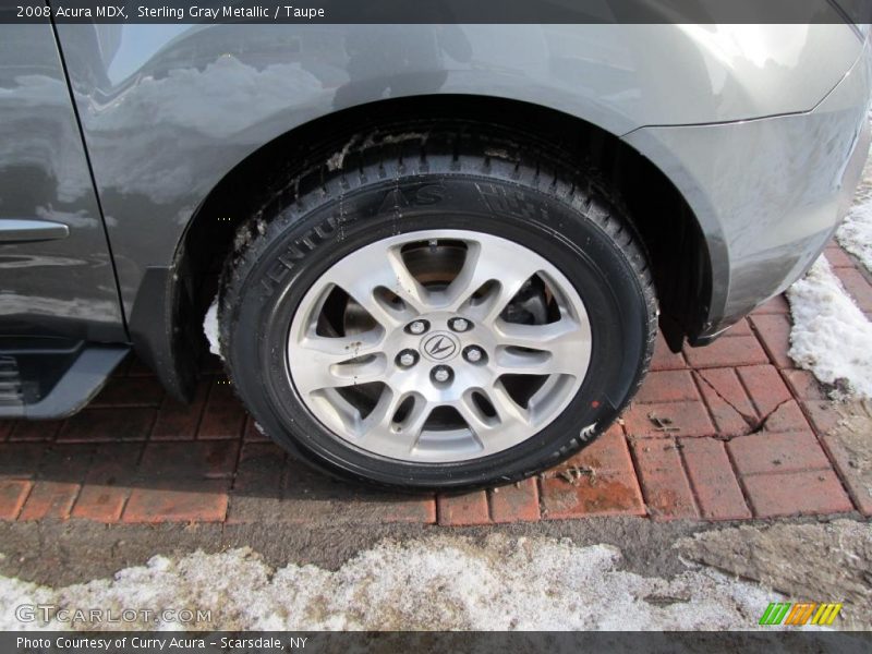 Sterling Gray Metallic / Taupe 2008 Acura MDX