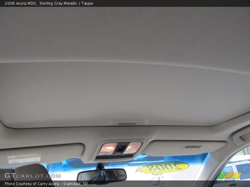 Sterling Gray Metallic / Taupe 2008 Acura MDX