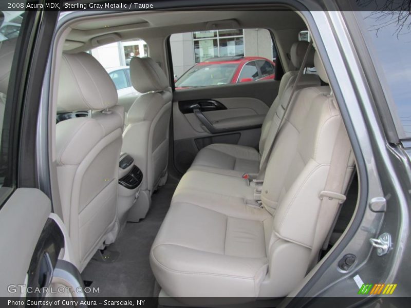 Sterling Gray Metallic / Taupe 2008 Acura MDX