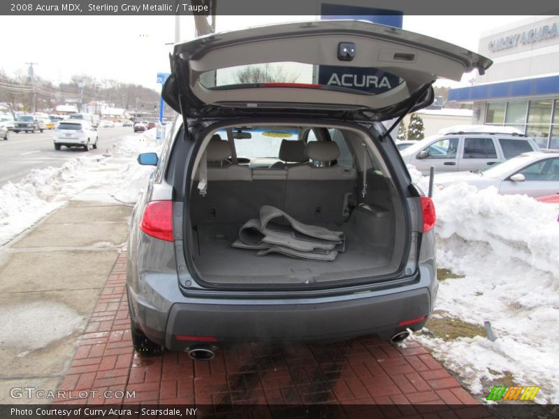 Sterling Gray Metallic / Taupe 2008 Acura MDX