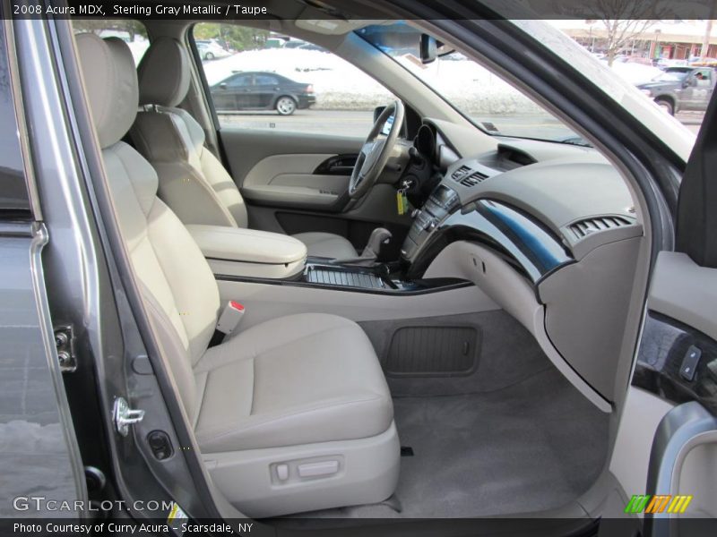 Sterling Gray Metallic / Taupe 2008 Acura MDX
