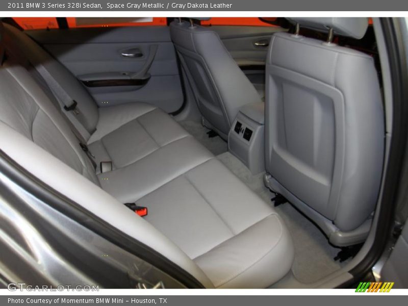 Space Gray Metallic / Gray Dakota Leather 2011 BMW 3 Series 328i Sedan