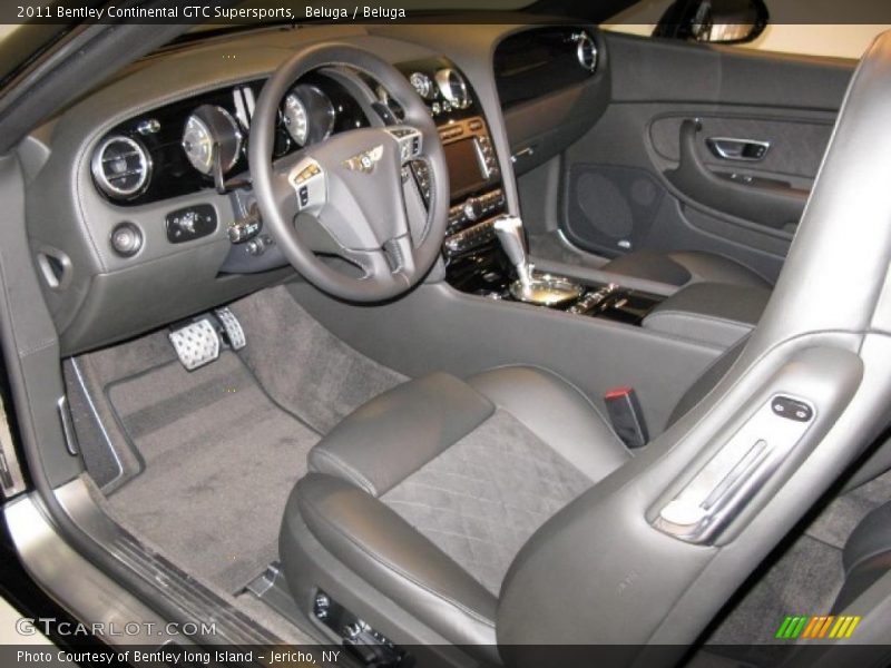 Dashboard of 2011 Continental GTC Supersports