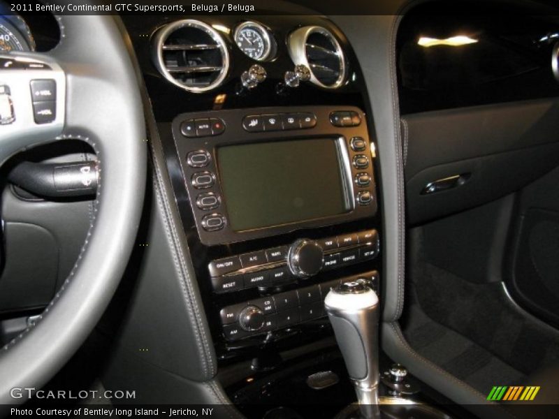 Controls of 2011 Continental GTC Supersports